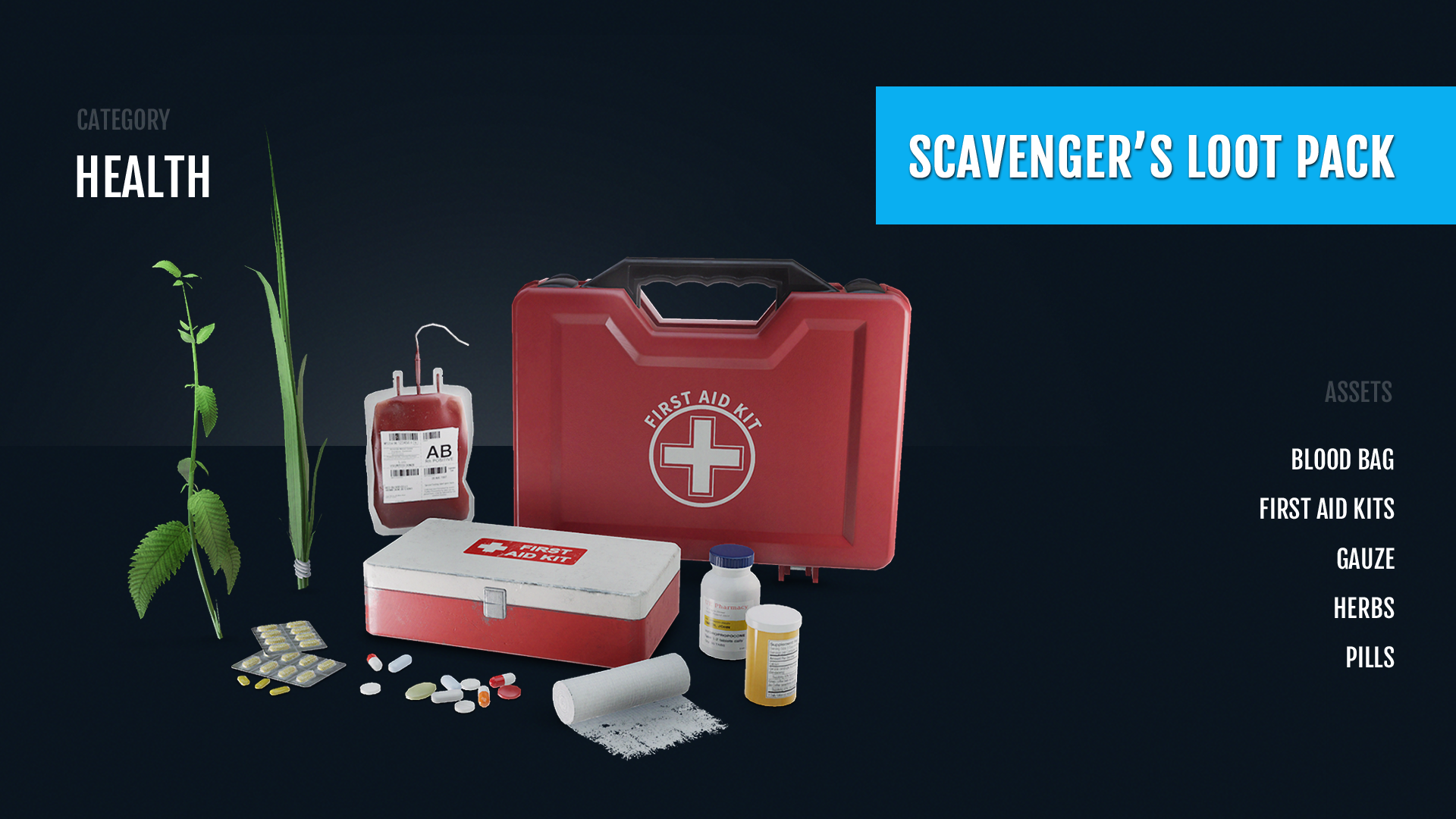 Scavenger s Loot Pack 虚幻4 UE4 求生 救生 冒险 医疗 素材包插图3