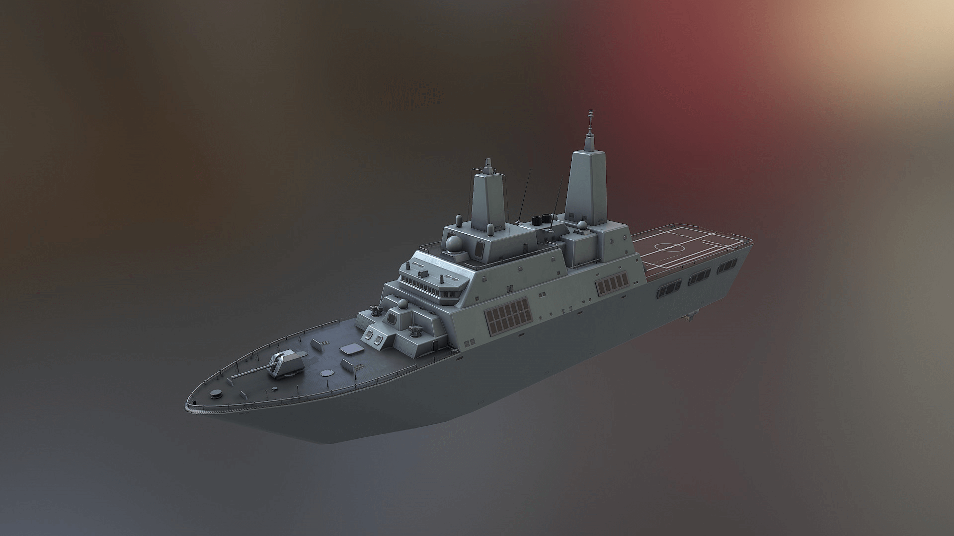 Military Ships Pack 虚幻4 UE4 战舰 潜艇 皮艇 素材包 带角色