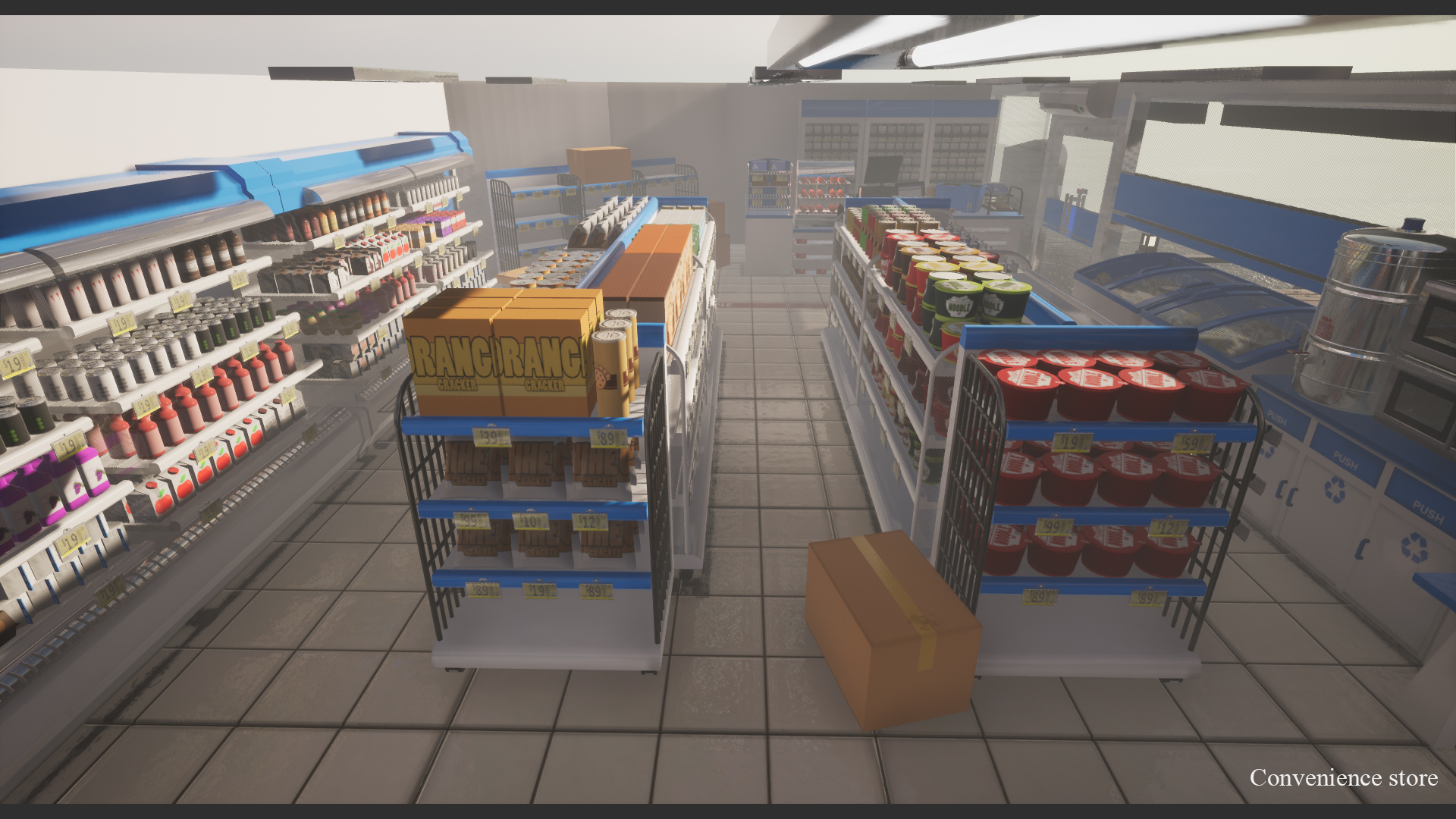 便利店 超市 商店 道具包 虚幻4 UE4 Convenience Store Props插图2