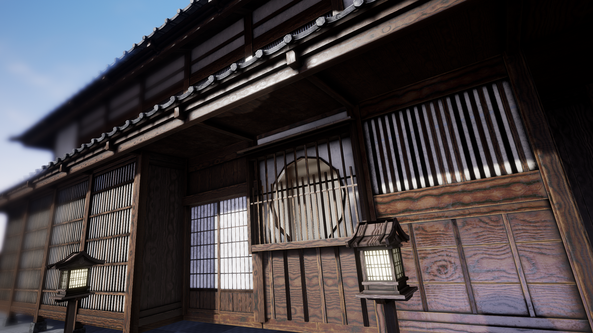 Modular Japanese House 虚幻4 UE4 程序化 日本 房子 素材包