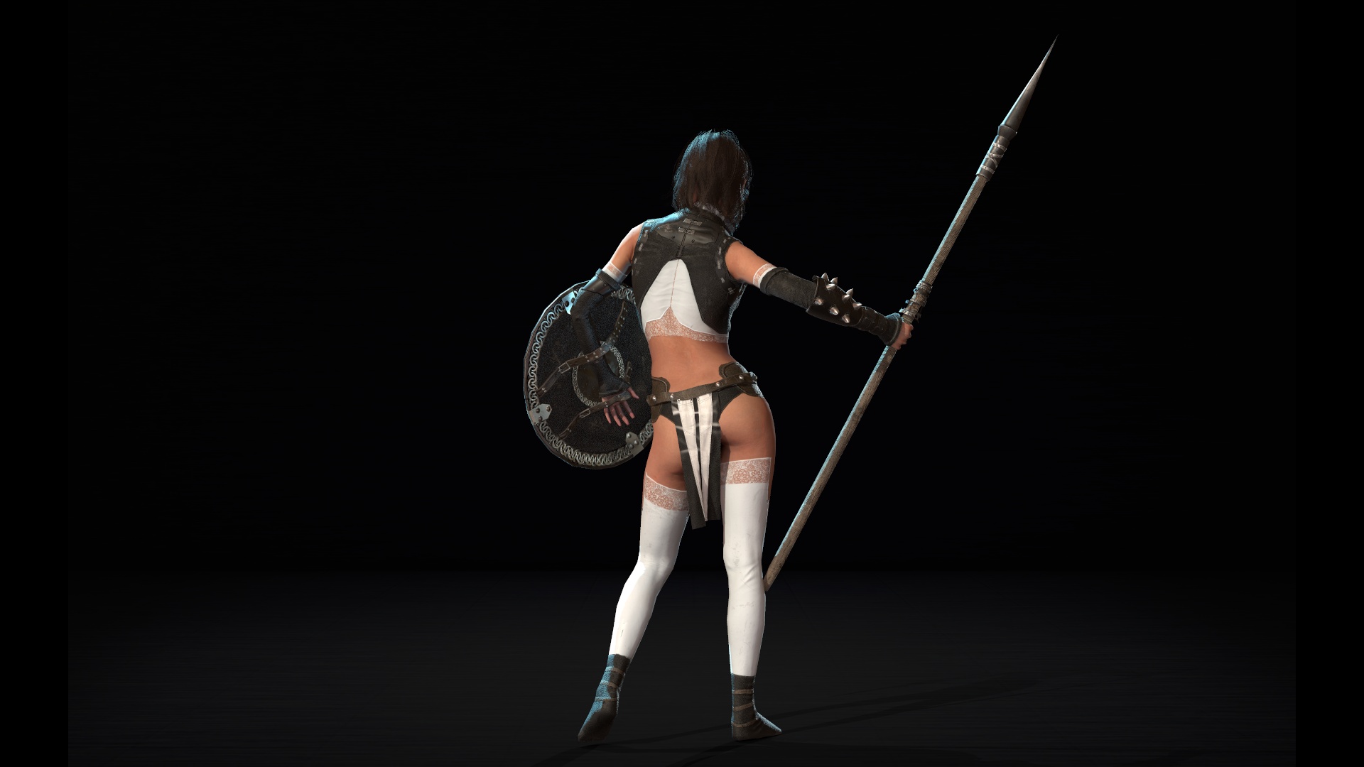 守护者女英雄战士美女游戏角色重定向 虚幻4 ue4 Defender Girl插图3