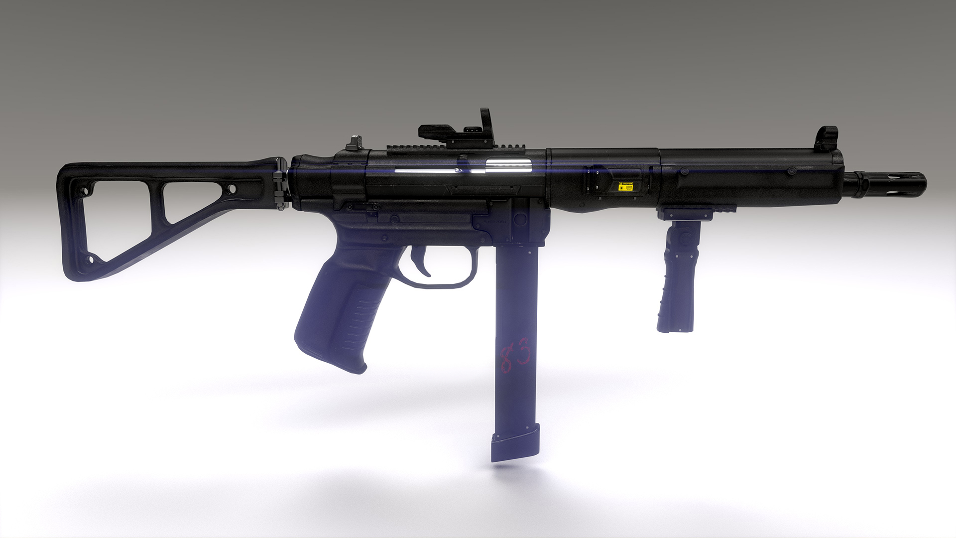 SMG Nomad 虚幻4 UE4 武器 步枪 流浪者 素材包