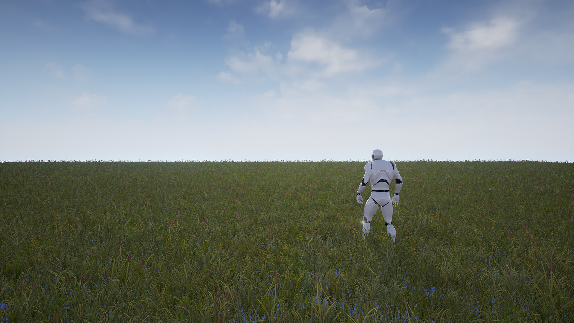 草丛 高品质 风 动画 道具 虚幻4 UE4 Realistic Grass 1插图1