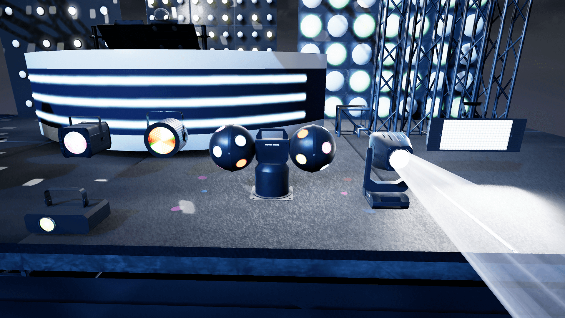 Stage Equipment 虚幻4 UE4 蹦迪 ktv 跳舞 舞池 dj 素材包插图1