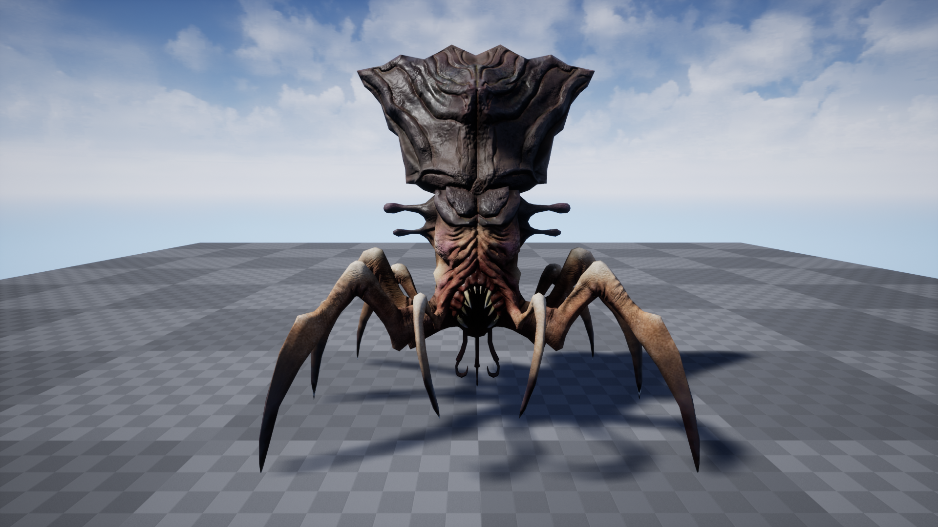 外星 异星 蜘蛛 爬行 怪物 角色 动画 虚幻4 UE4 Arachnid插图2