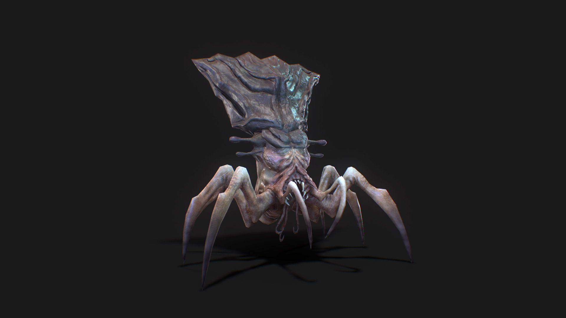 外星 异星 蜘蛛 爬行 怪物 角色 动画 虚幻4 UE4 Arachnid