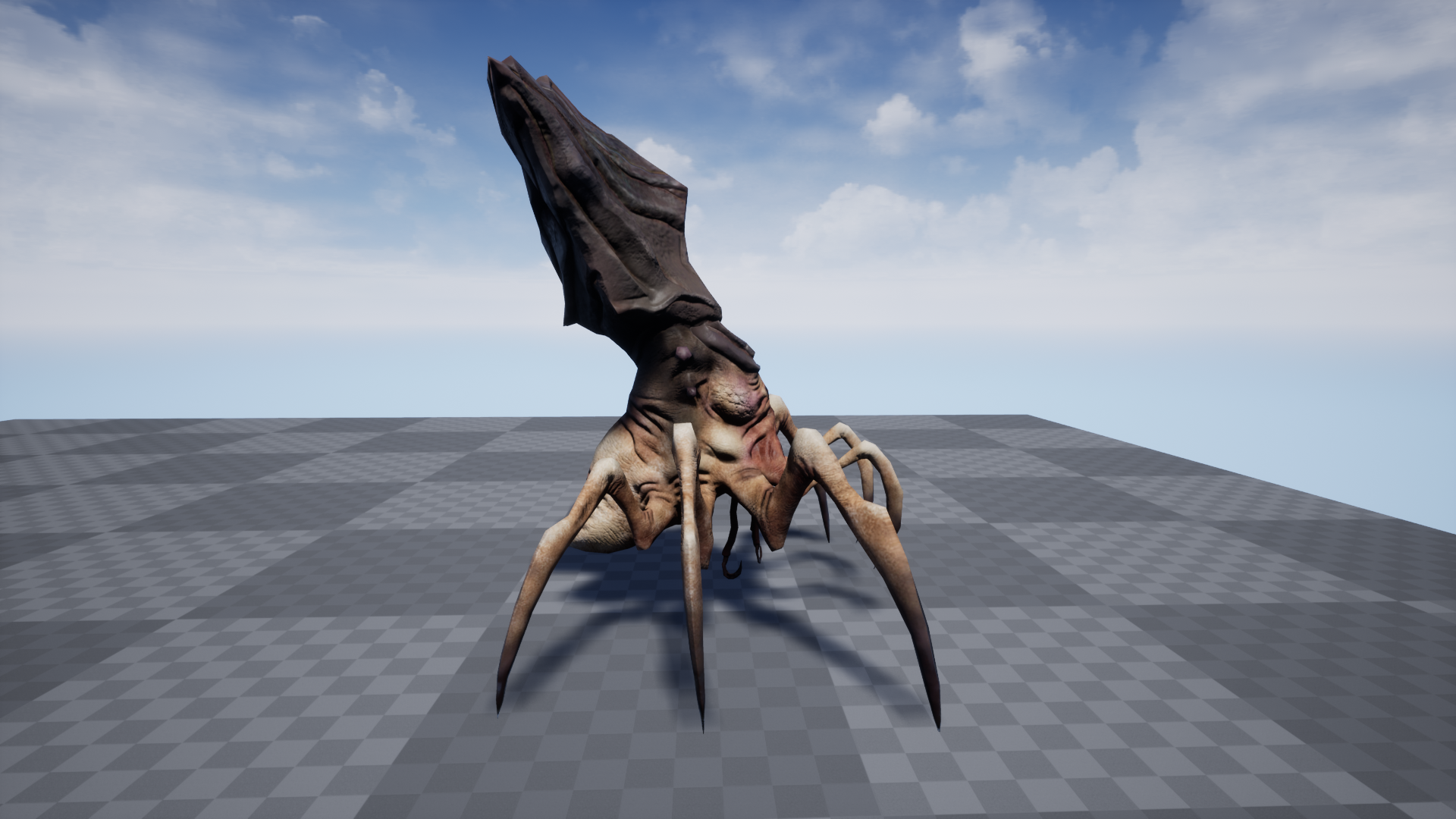 外星 异星 蜘蛛 爬行 怪物 角色 动画 虚幻4 UE4 Arachnid插图3