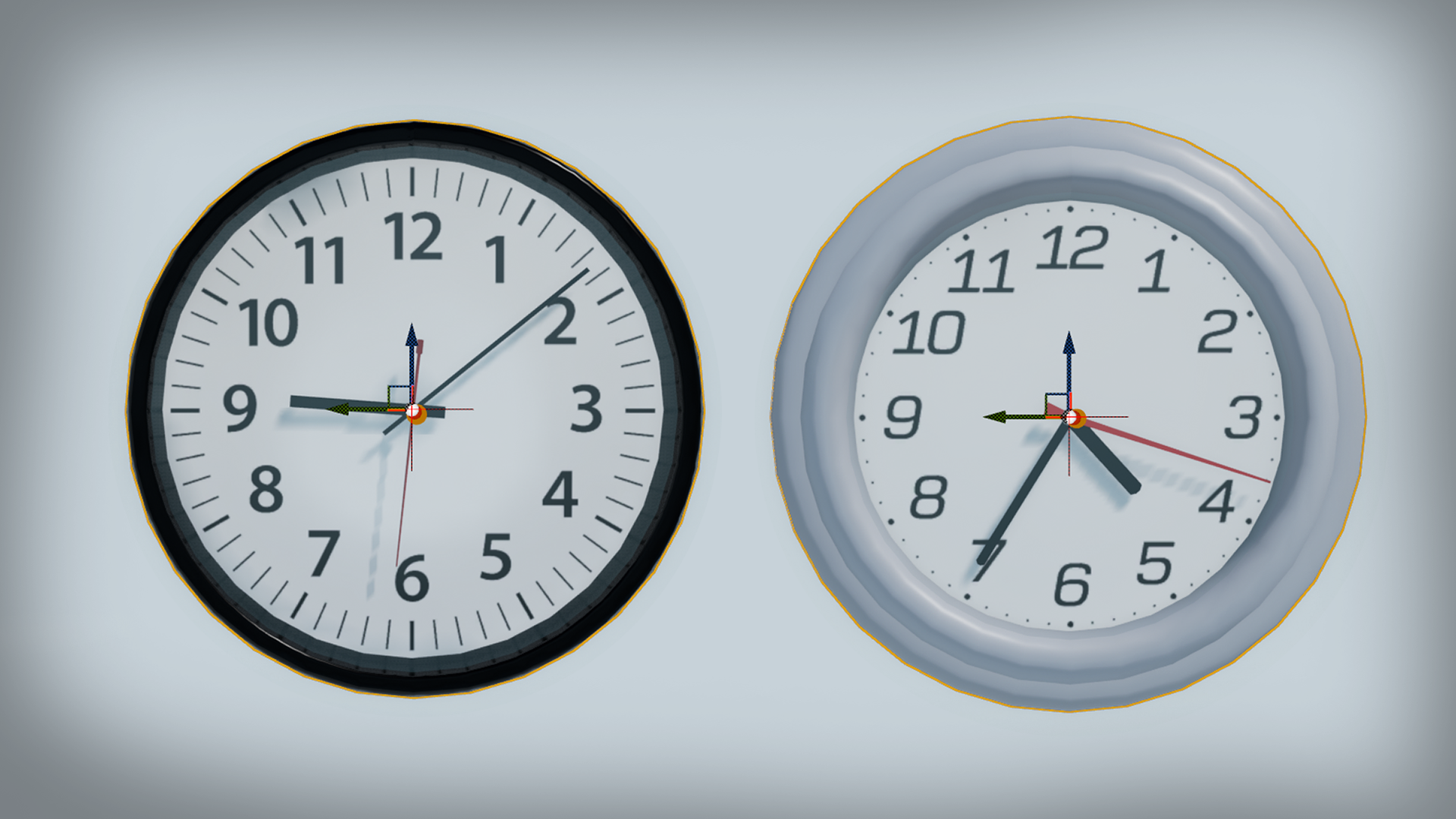 Dynamic Clocks 虚幻4 UE4 蓝图 动态钟表 多个类型 拖入关卡即用插图2