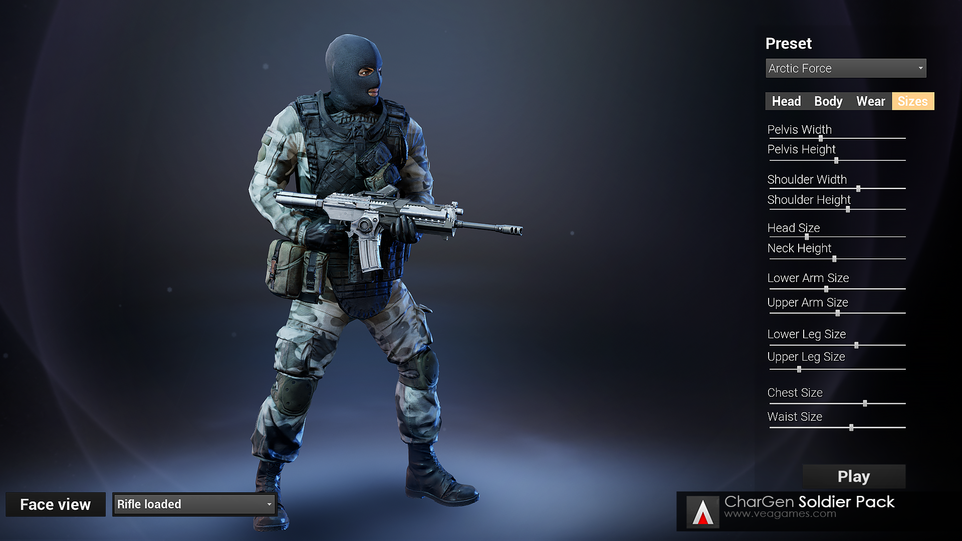 土匪恐怖分子自定义角色 虚幻4 ue4 CharGen Enemy Soldiers Pack插图1