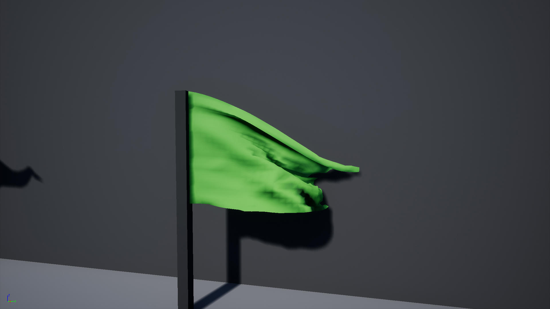 窗帘 布料 风吹 动画 虚幻4 UE4 Cloth Vertex Animation Pack插图3