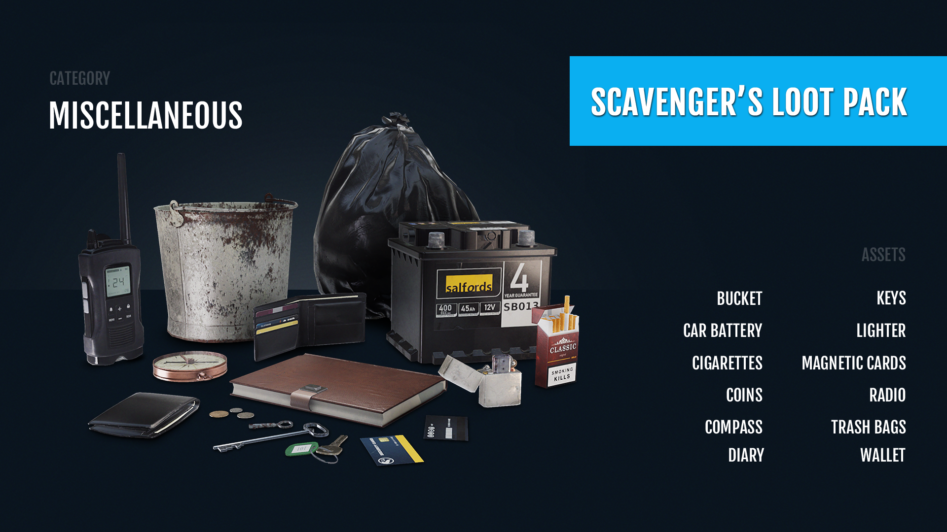 Scavenger s Loot Pack 虚幻4 UE4 求生 救生 冒险 医疗 素材包插图2