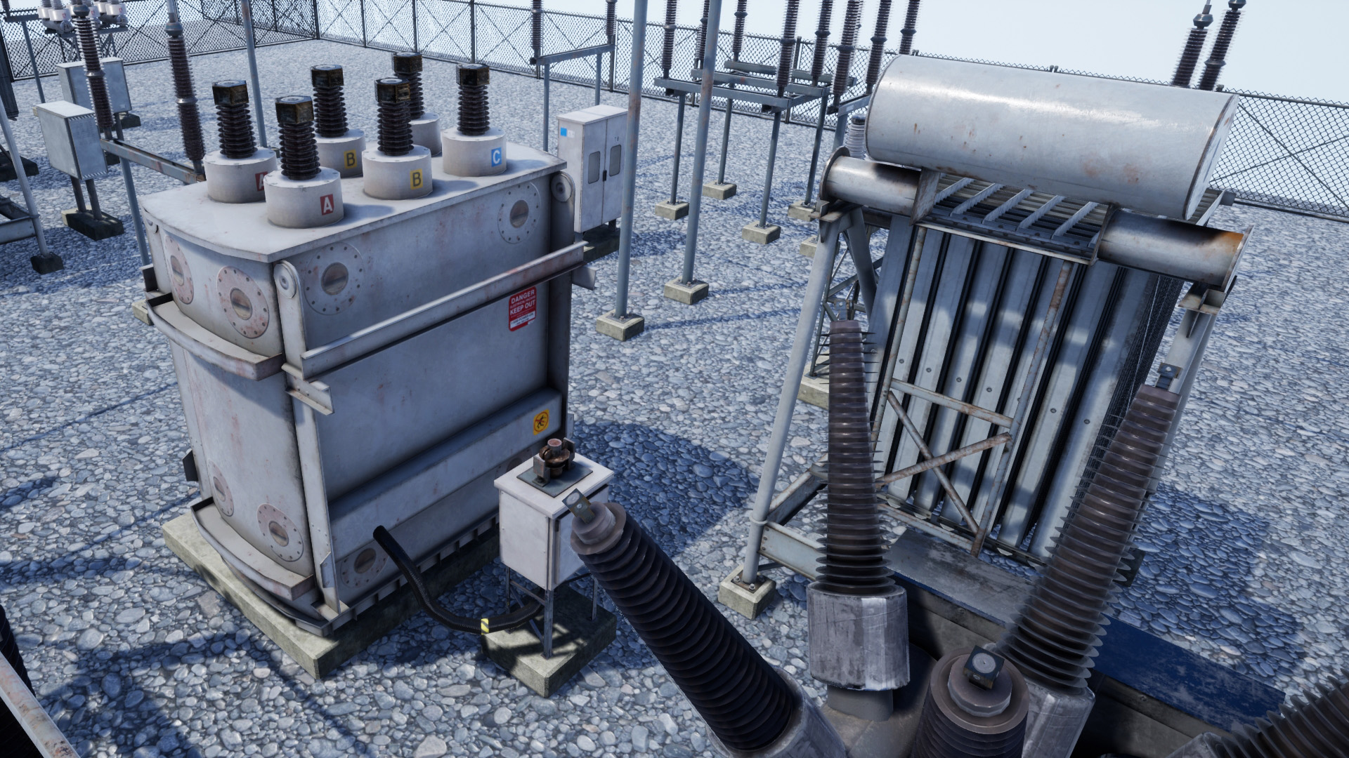 发电站 电力 设备 设施 道具 虚幻4 ue4 Electric Substation插图2