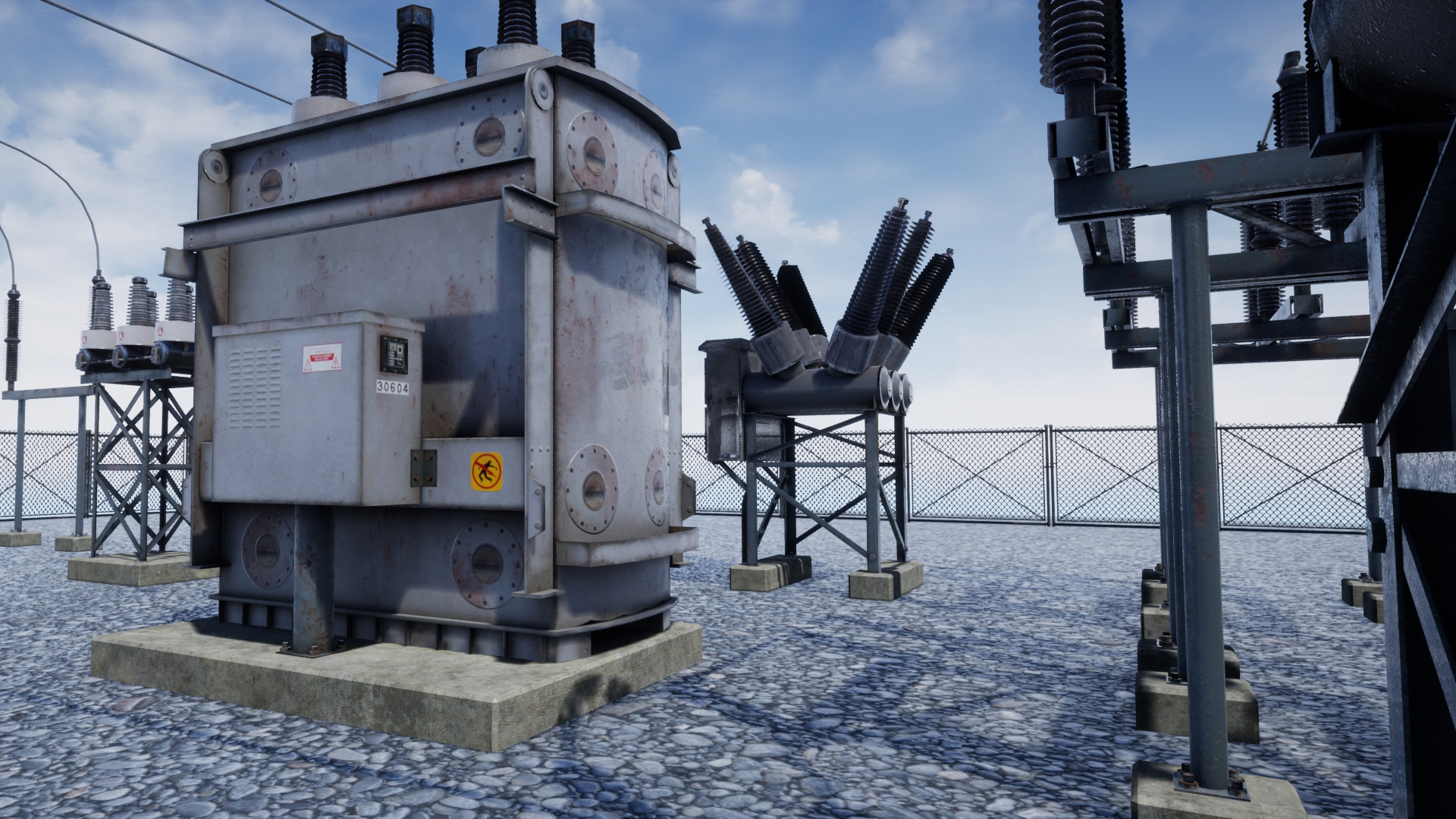 发电站 电力 设备 设施 道具 虚幻4 ue4 Electric Substation插图3