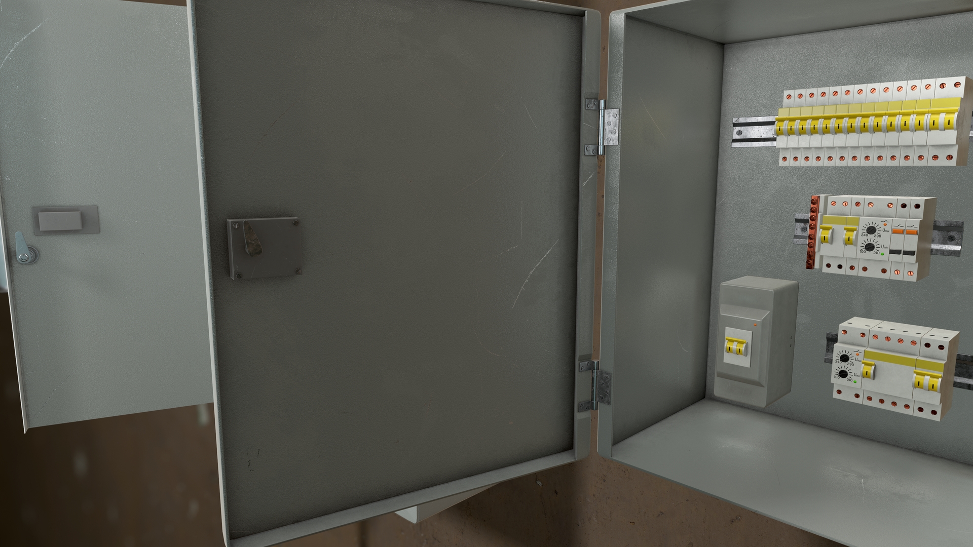 电力系统电箱电线线路控制开关模型 虚幻4 ue4 Electric System插图3